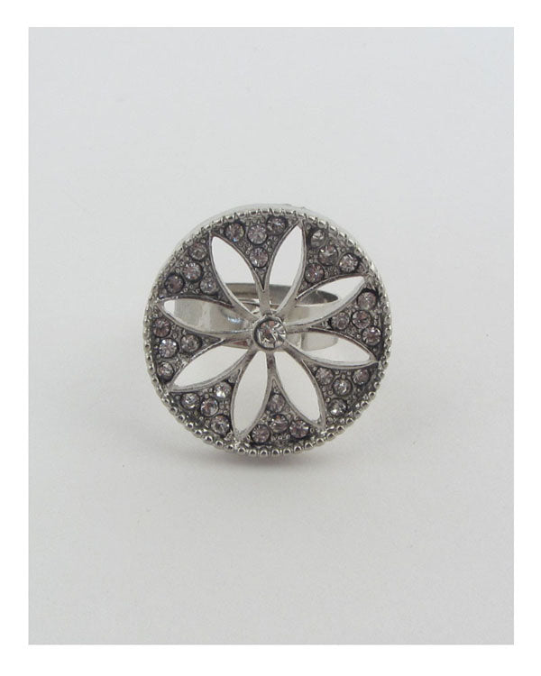 Adjustable cut out flower ring - Tigbul's Variety Fashion Shop