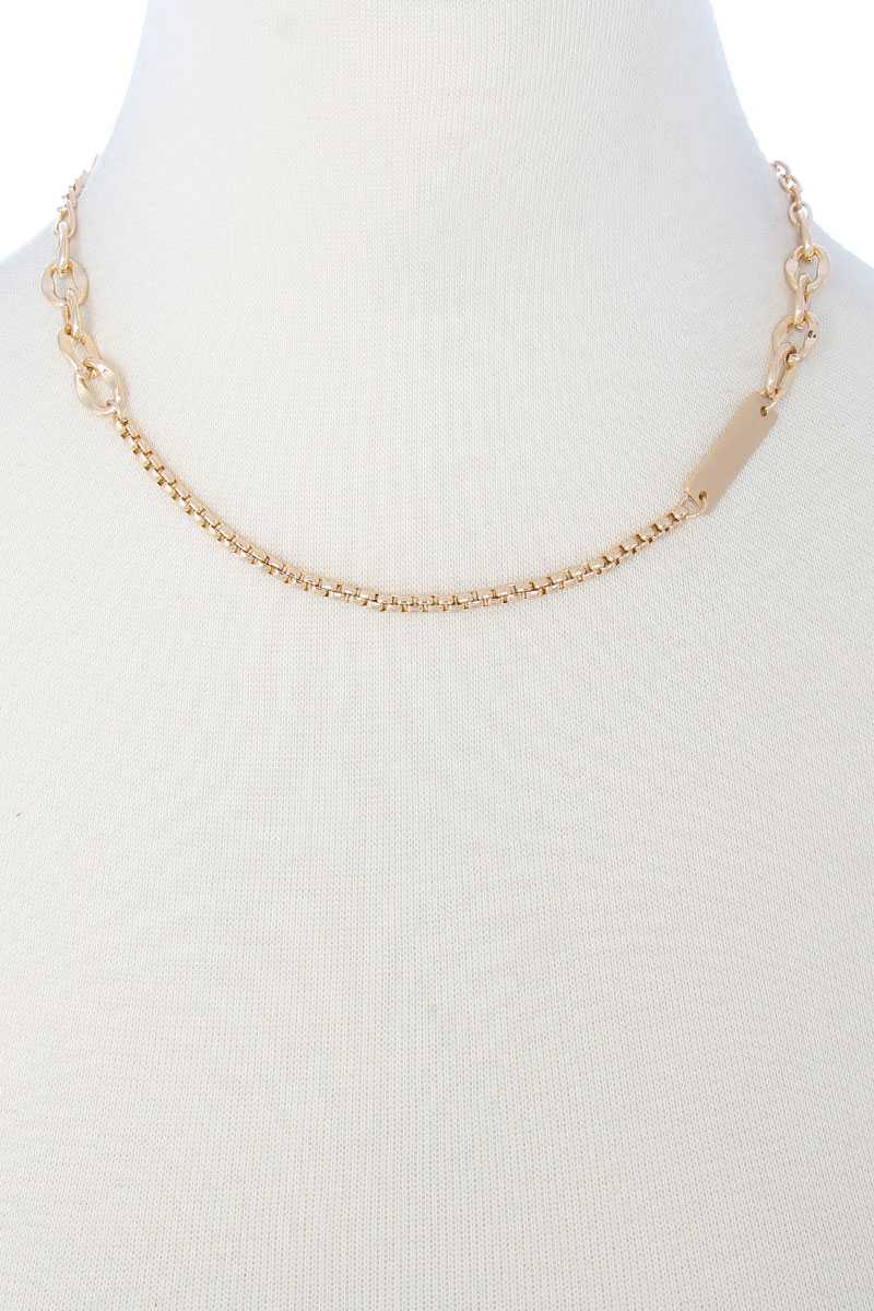 Metal Chain Necklace - Tigbul's Variety Fashion Shop