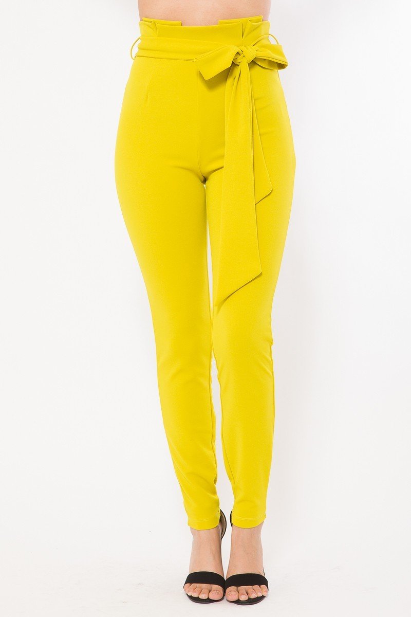 High Waist Fashion Skinny Pants - Tigbul's Variety Fashion Shop