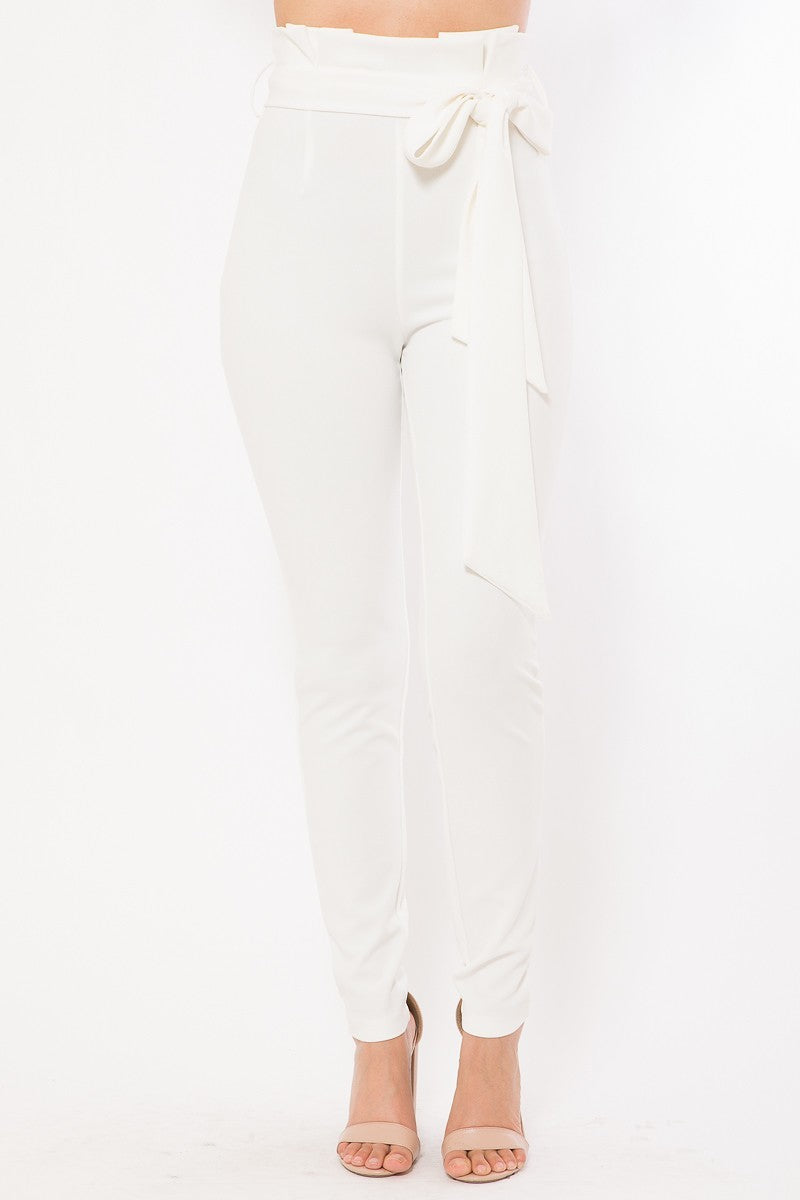 High Waist Fashion Skinny Pants - Tigbul's Variety Fashion Shop