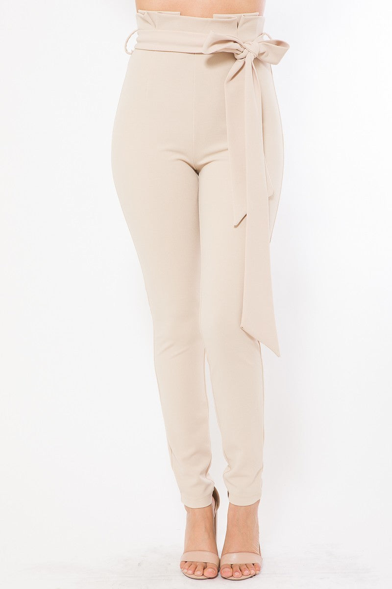 High Waist Fashion Skinny Pants - Tigbul's Variety Fashion Shop