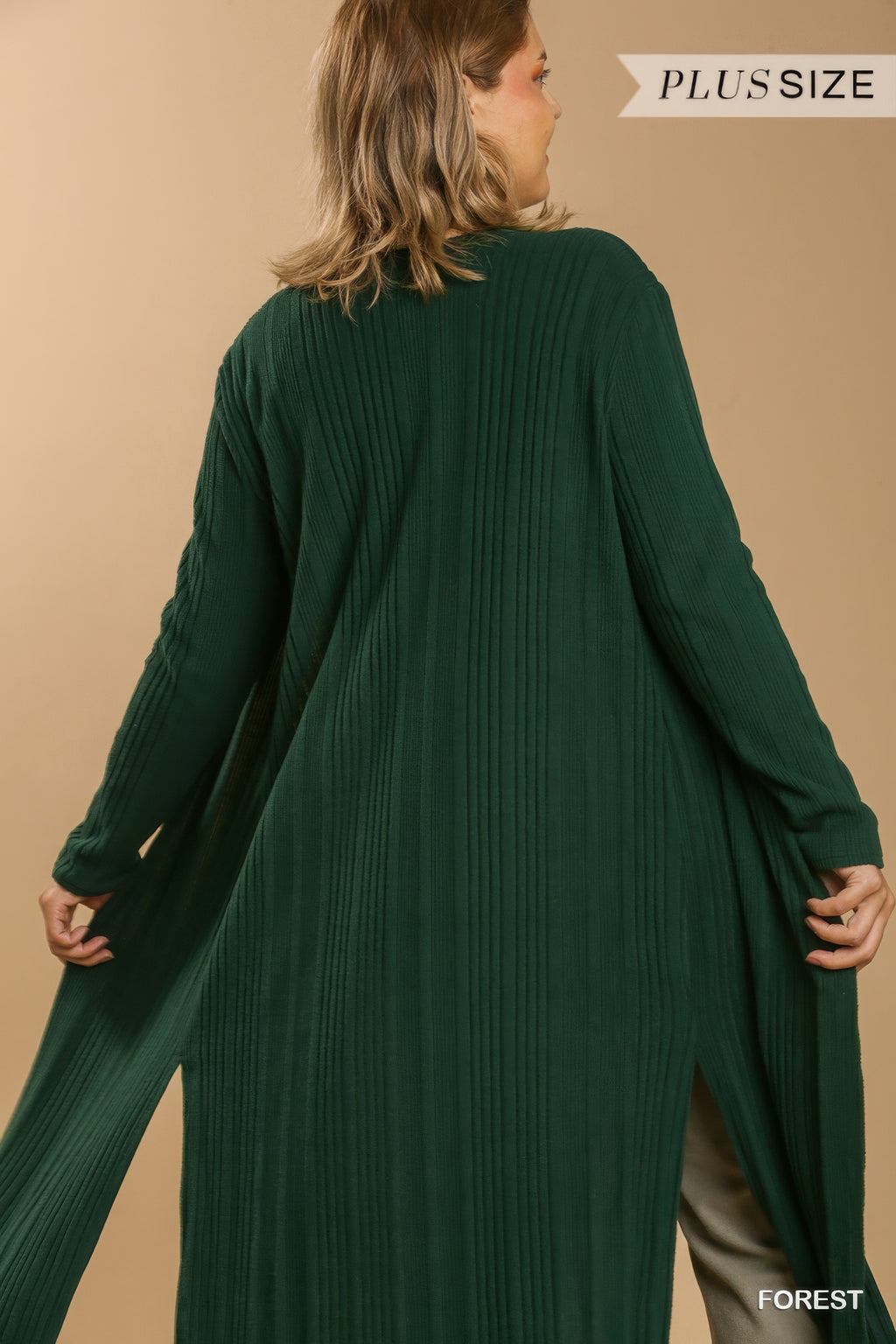 Open Front Long Body Cardigan - Tigbul's Variety Fashion Shop