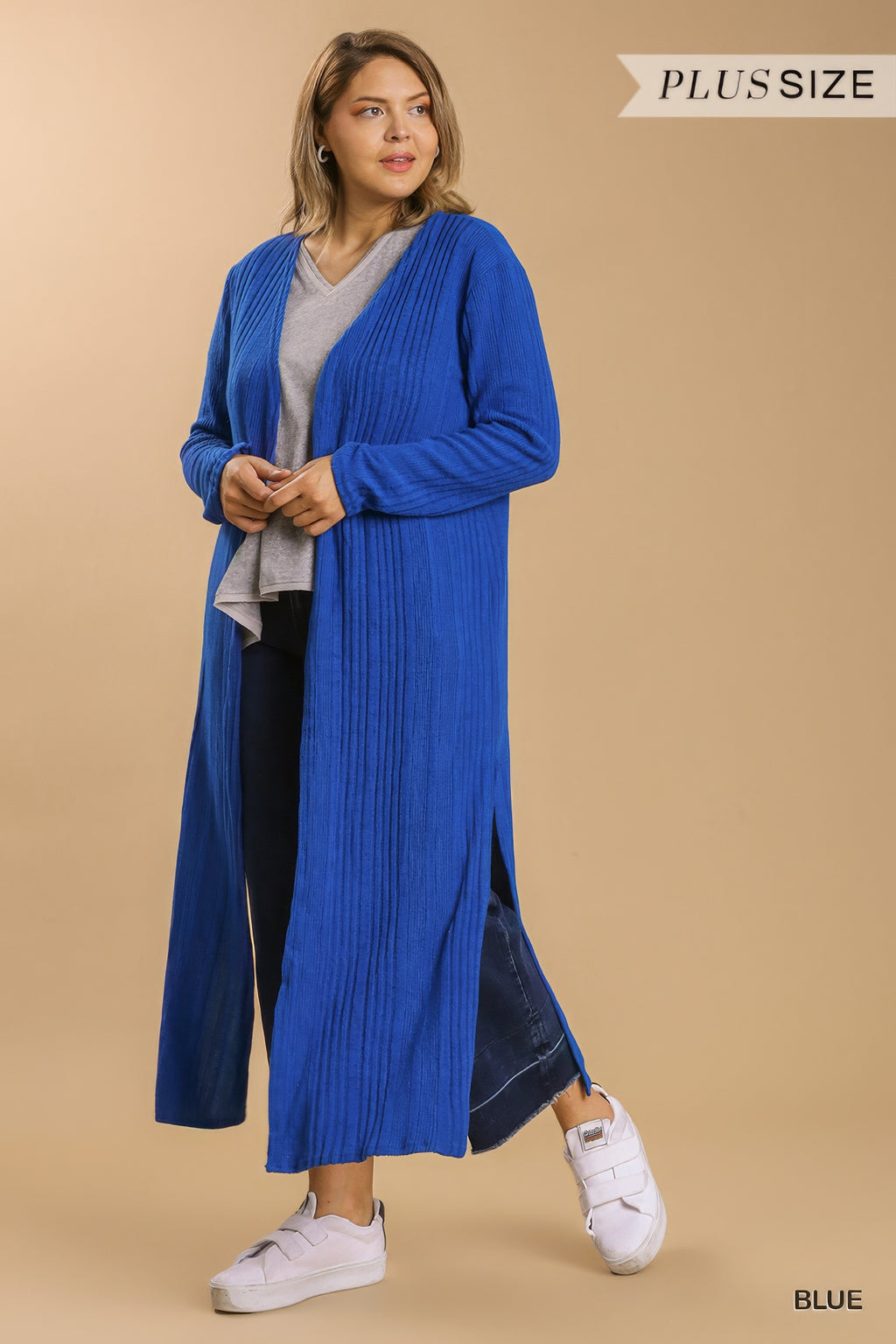 Open Front Long Body Cardigan - Tigbul's Variety Fashion Shop