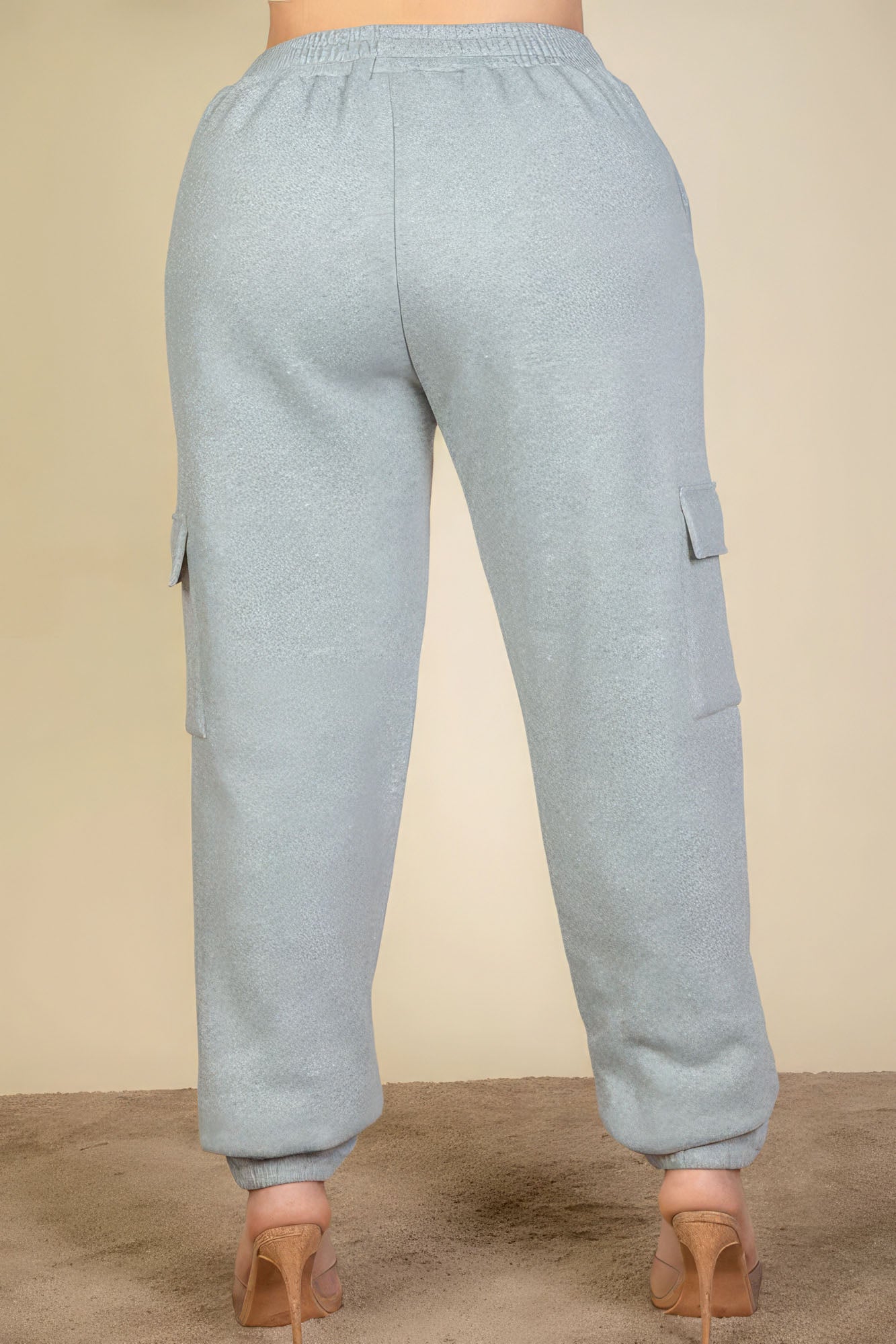 Plus Size Side Pocket Drawstring Waist Sweatpants - Tigbul's Variety Fashion Shop
