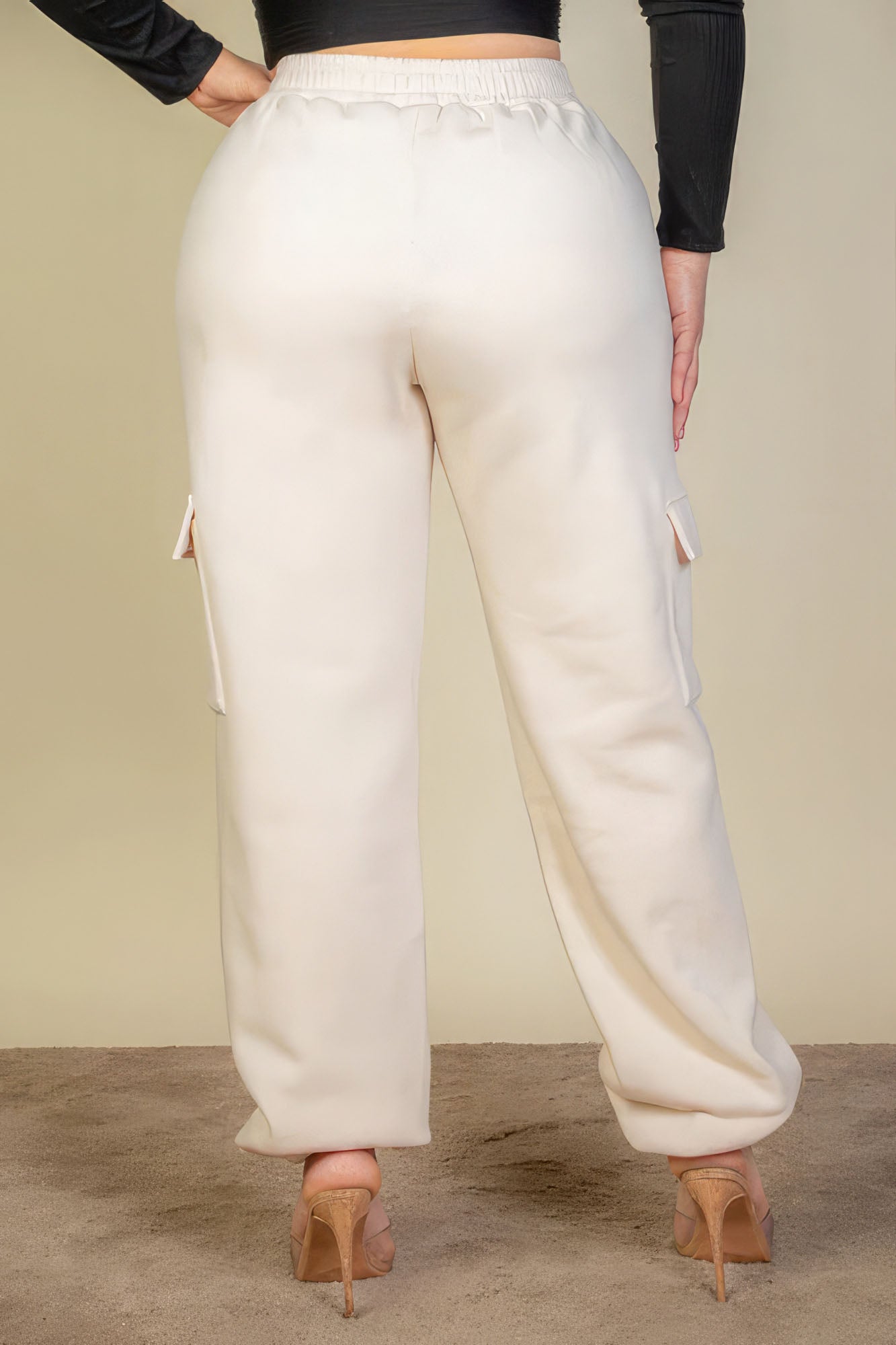Plus Size Side Pocket Drawstring Waist Sweatpants - Tigbul's Variety Fashion Shop