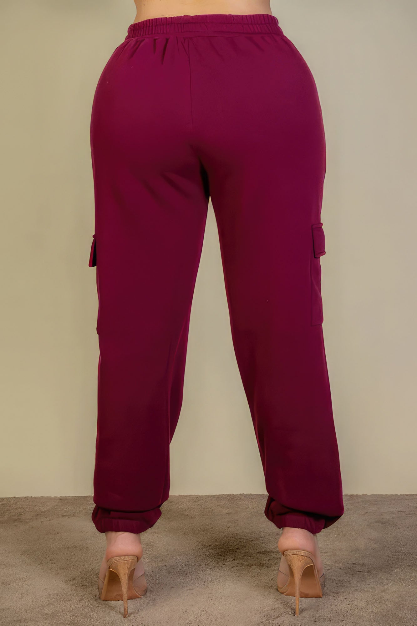 Plus Size Side Pocket Drawstring Waist Sweatpants - Tigbul's Variety Fashion Shop