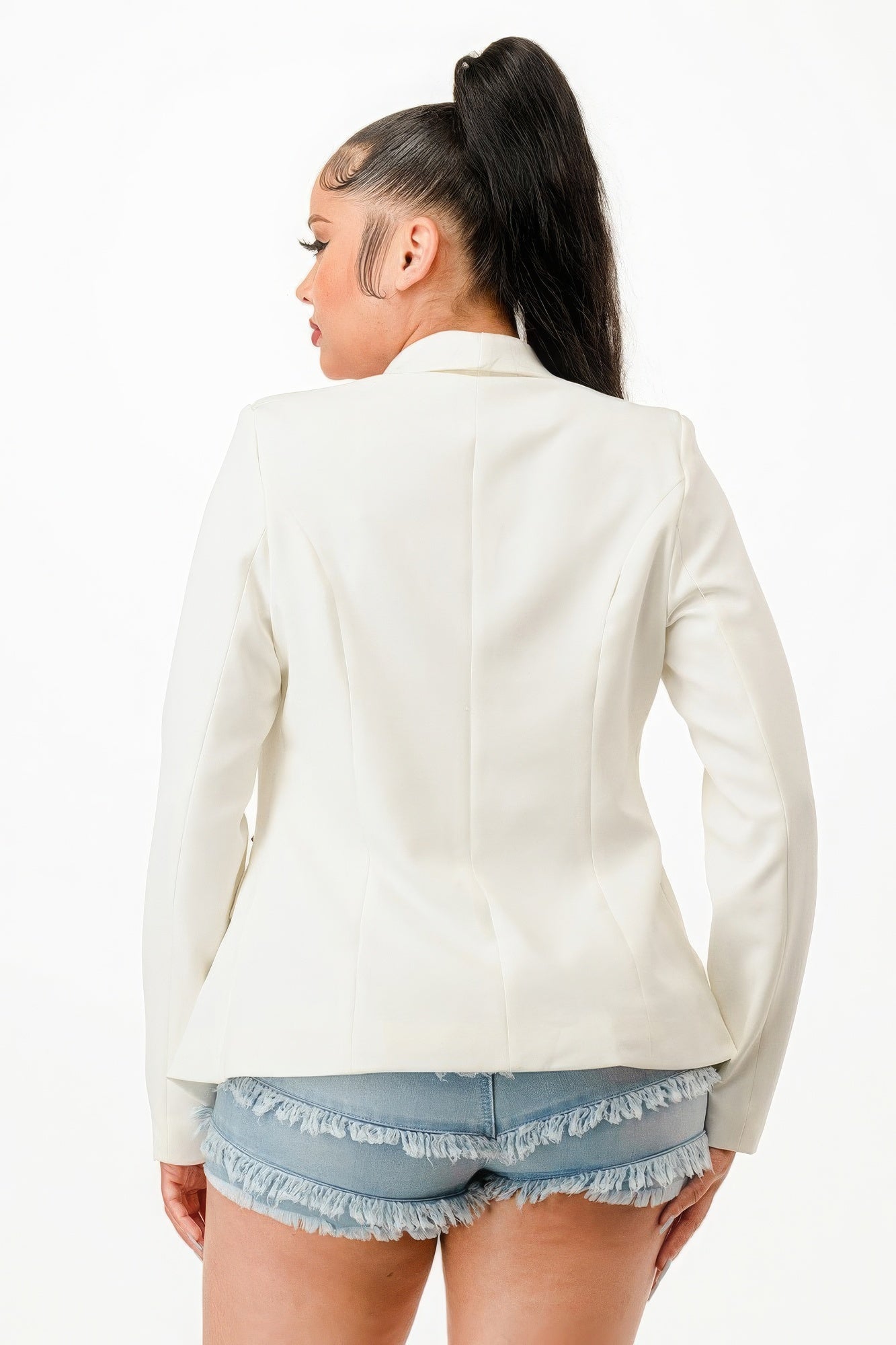 Women's Double-Breasted Blazer Jackets - Tigbul's Variety Fashion Shop