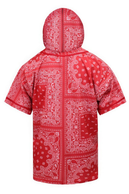 Hooded Bandana Baseball Jersey - Tigbuls Variety Fashion
