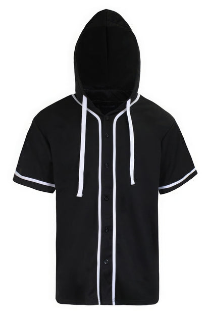 Hooded Baseball Jersey - Tigbuls Variety Fashion