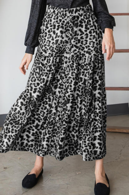 Leopard Maxi Skirt - Tigbul's Variety Fashion Shop