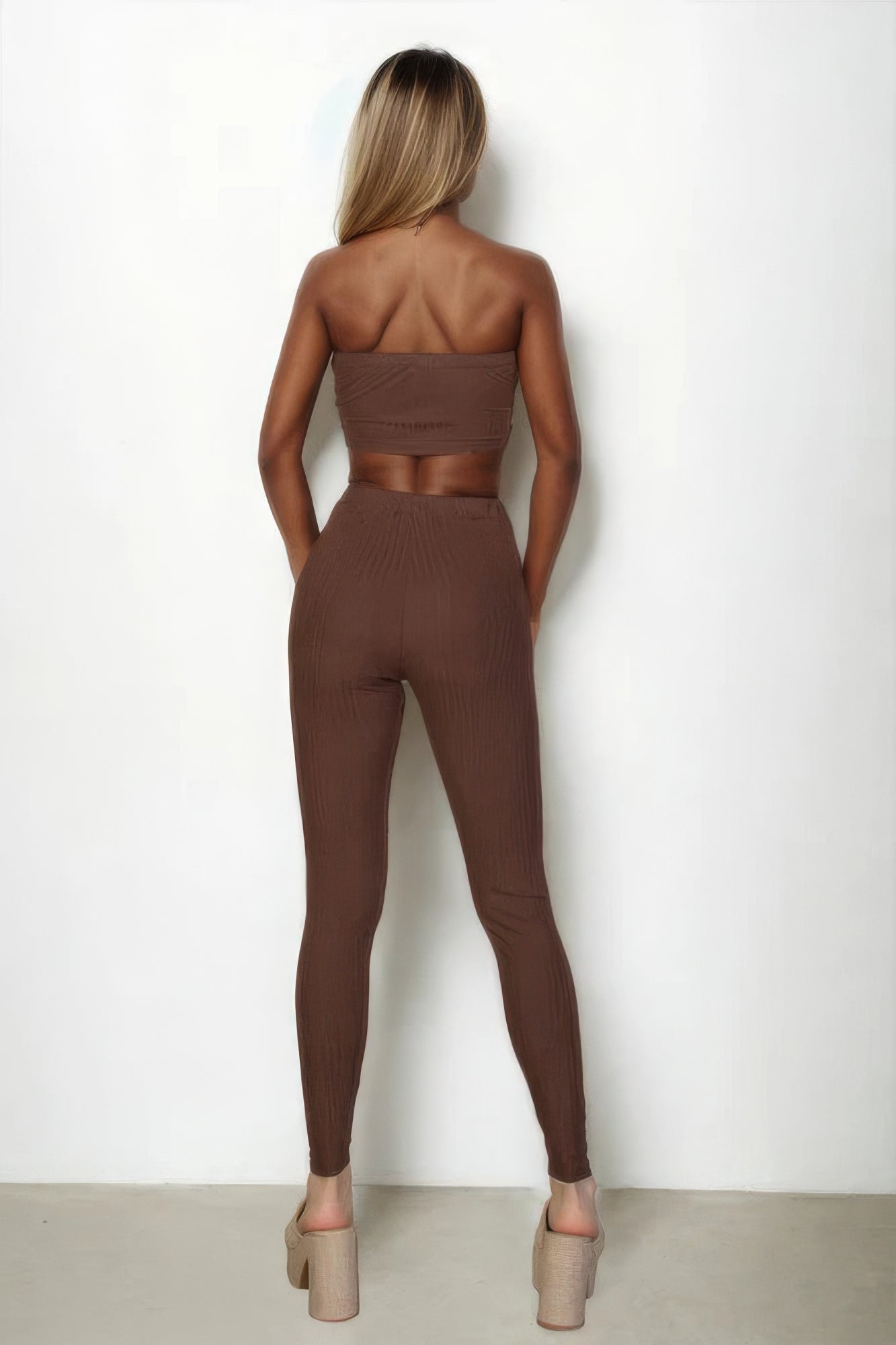 Ribbed Tube Top & Leggings Set - Tigbul's Variety Fashion Shop