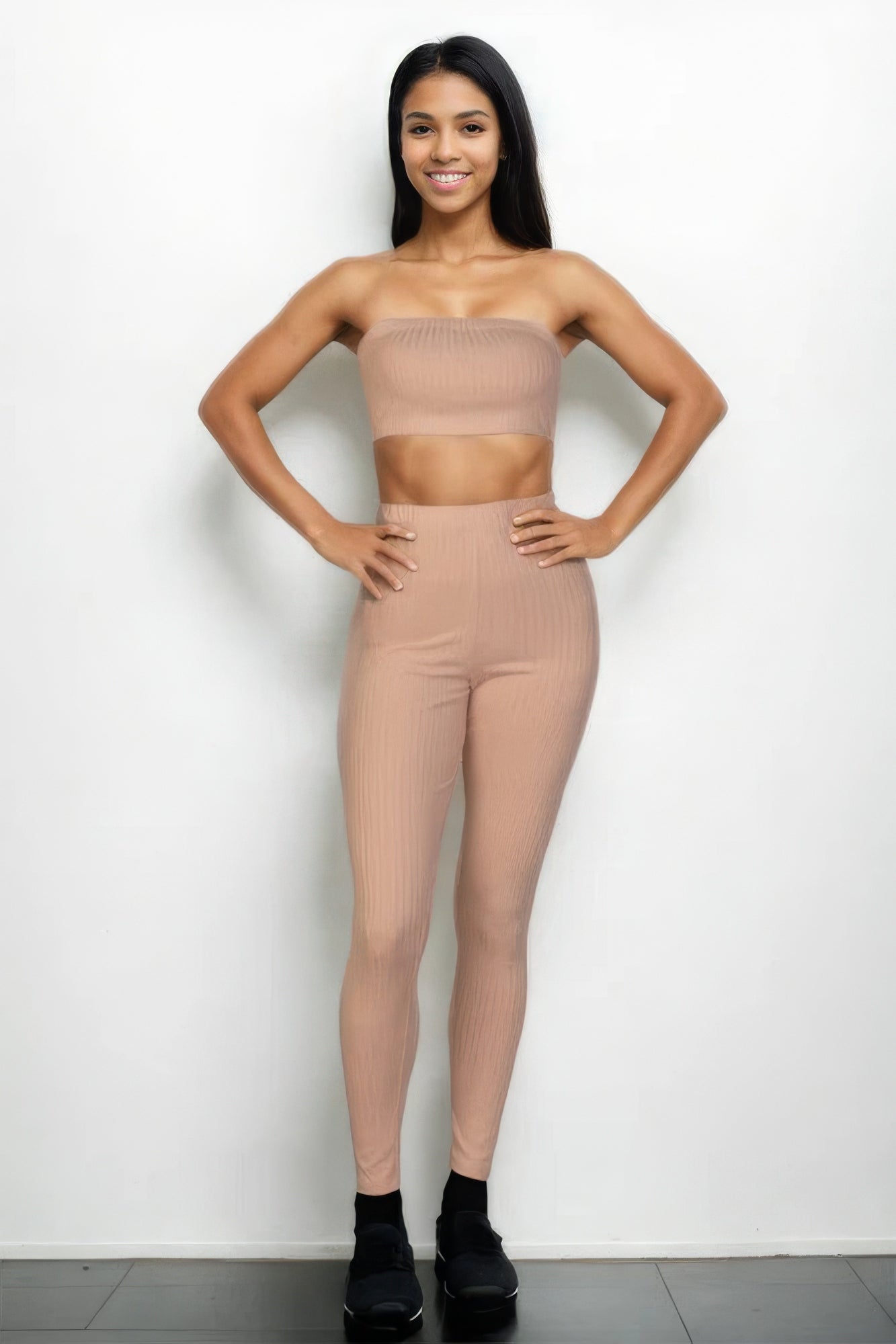 Ribbed Tube Top & Leggings Set - Tigbul's Variety Fashion Shop