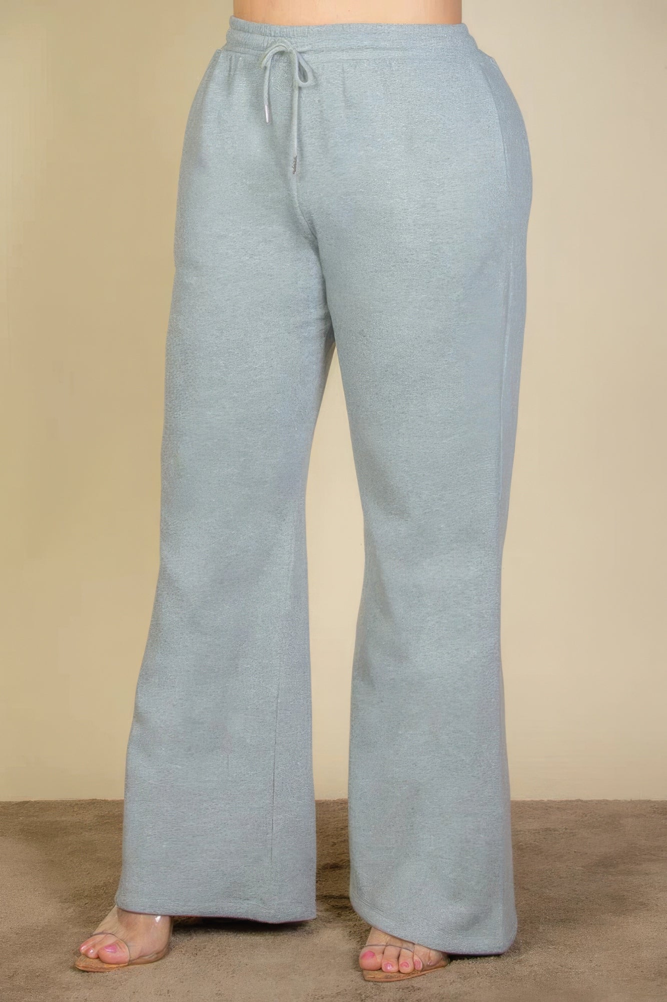 Plus Size Drawstring Waist Slant Pocket Sweatpants - Tigbul's Variety Fashion Shop