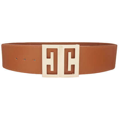 Mirror Cut Out Square Buckle Belt - Tigbul's Variety Fashion Shop