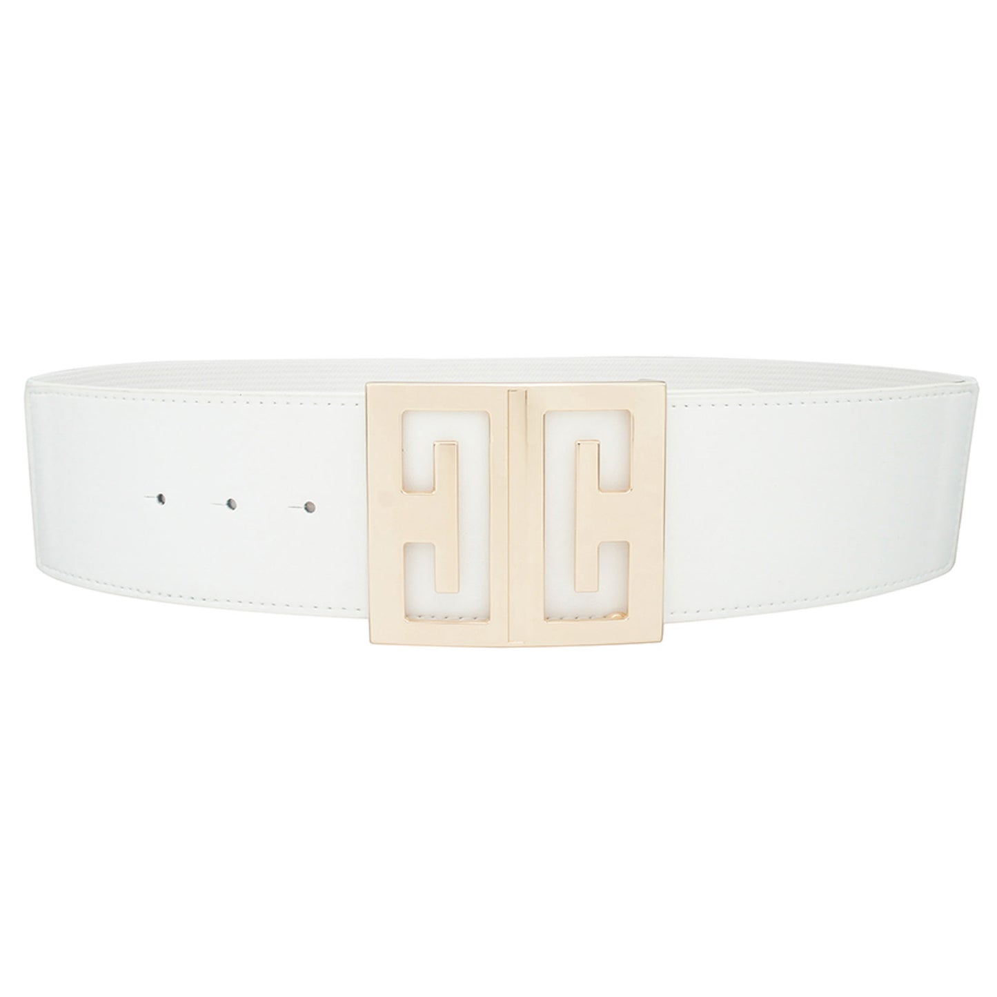 Mirror Cut Out Square Buckle Belt - Tigbul's Variety Fashion Shop