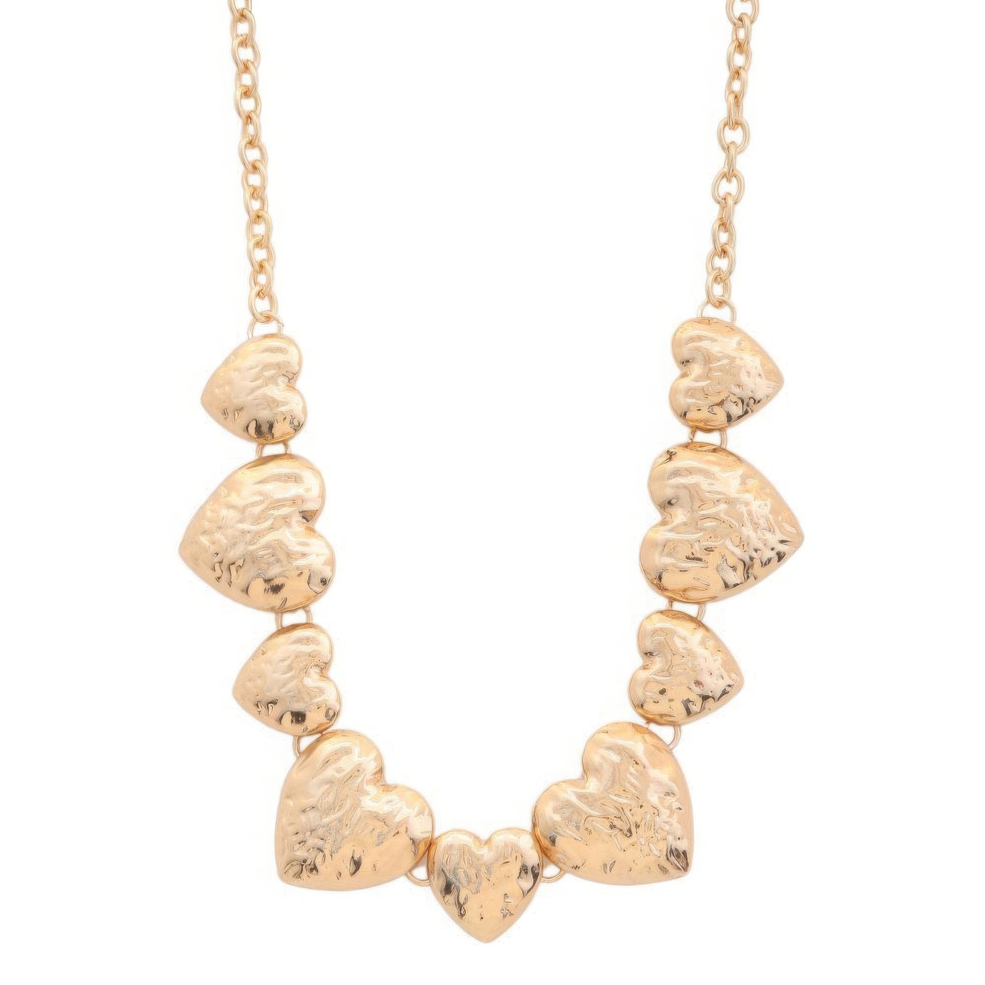 Metal Chain Heart Necklace - Tigbul's Variety Fashion Shop