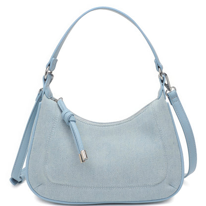 Fashion Denim Texture Shoulder Crossbody Bag - Tigbul's Variety Fashion Shop