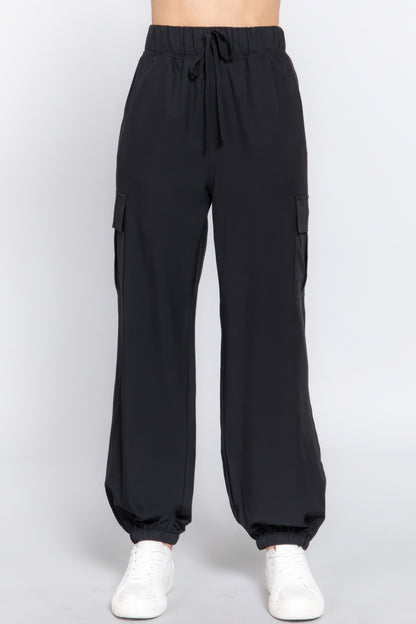 Light Weight Stretch Woven Cargo Jogger Pants - Tigbul's Variety Fashion Shop