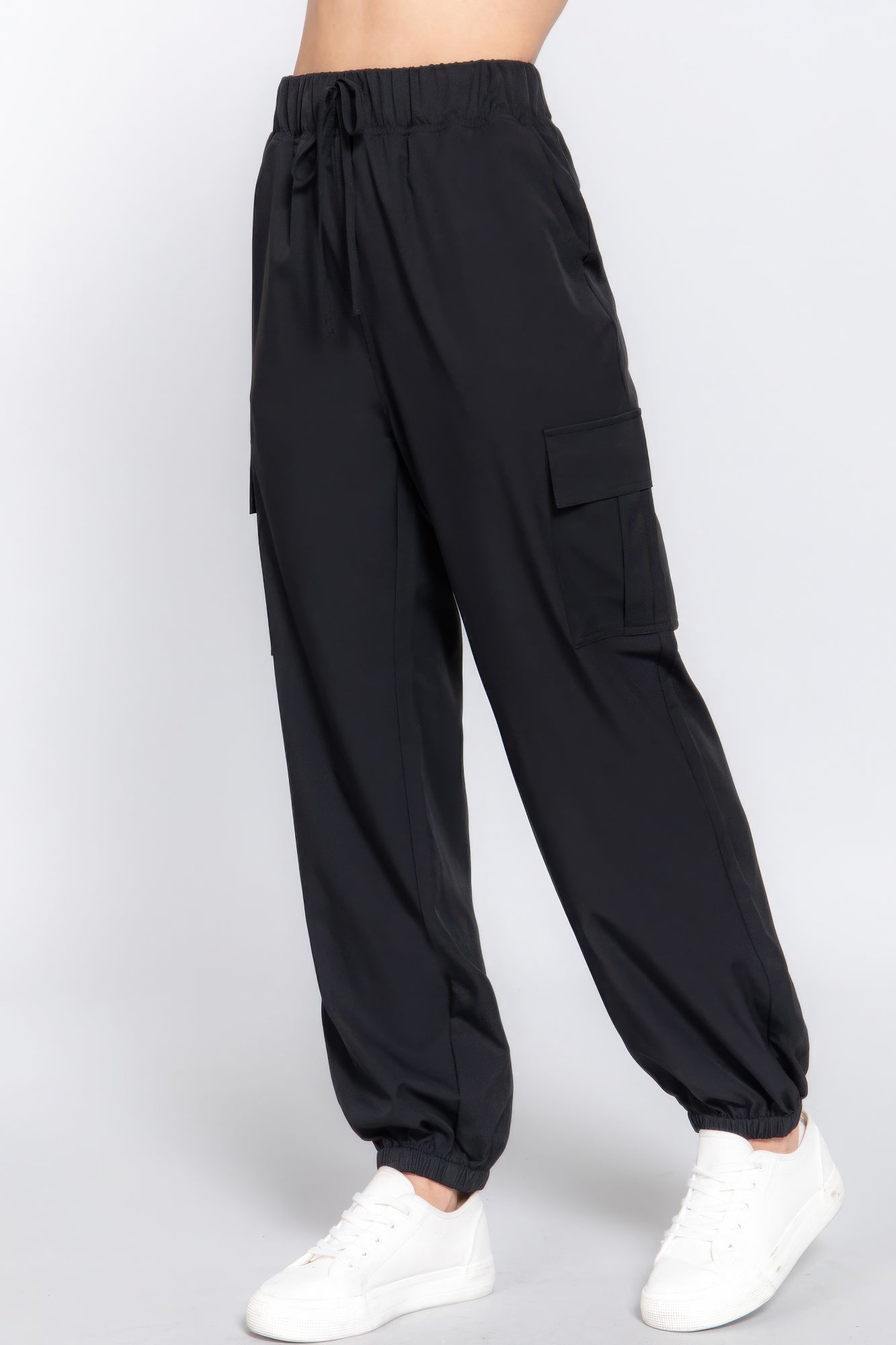 Light Weight Stretch Woven Cargo Jogger Pants - Tigbul's Variety Fashion Shop