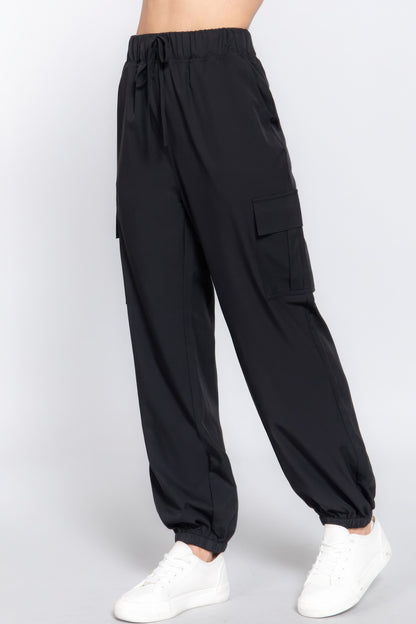 Light Weight Stretch Woven Cargo Jogger Pants - Tigbul's Variety Fashion Shop