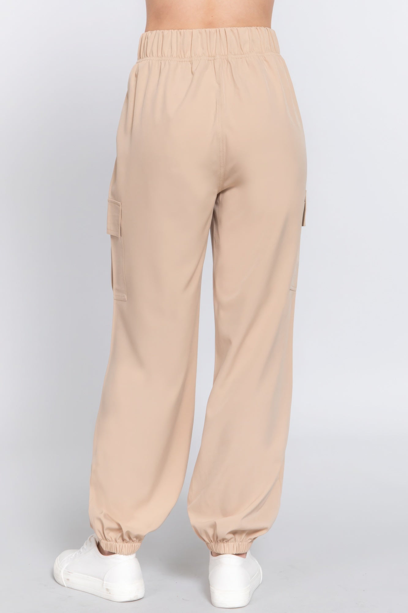 Light Weight Stretch Woven Cargo Jogger Pants - Tigbul's Variety Fashion Shop