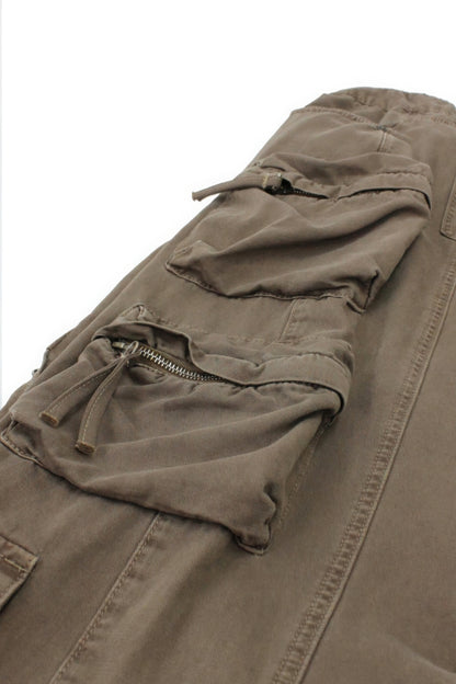 Men's Taupe Baggy Fit Cargo Pants - Tigbul's Variety Fashion Shop