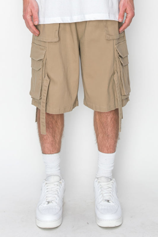 Twill Tuility Jogger Shorts - Tigbul's Variety Fashion Shop