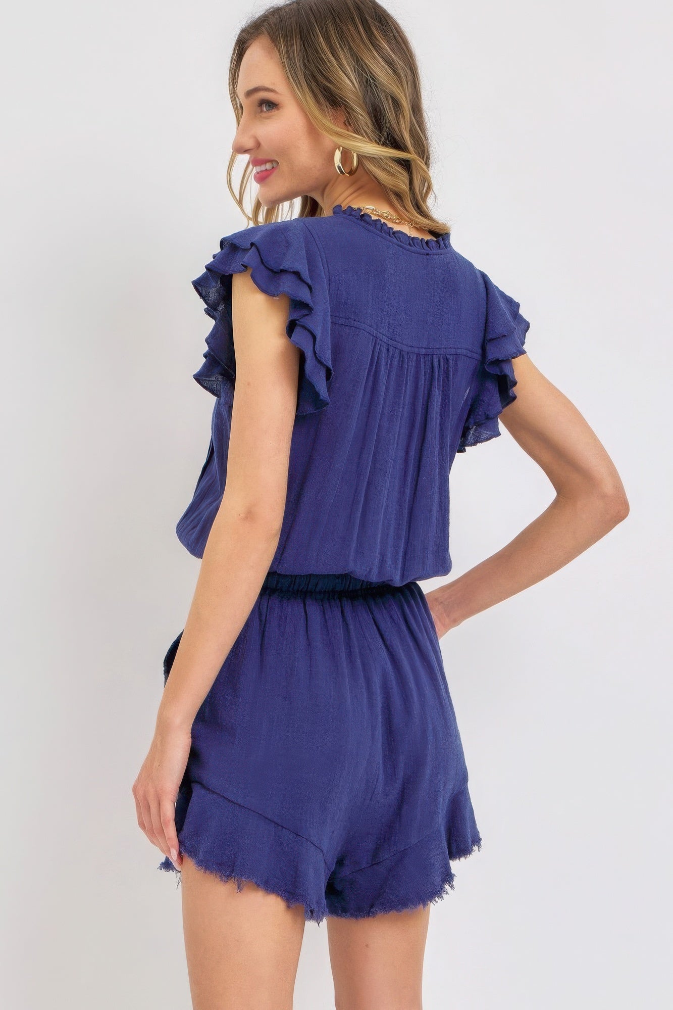 Ruffle Romper - Tigbul's Variety Fashion Shop