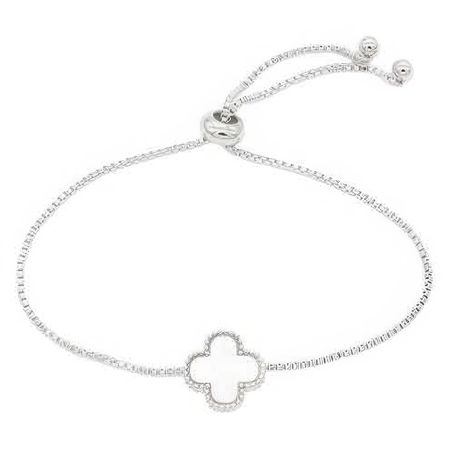 Metal Clover Charm Adjustable Bracelet - Tigbul's Variety Fashion Shop