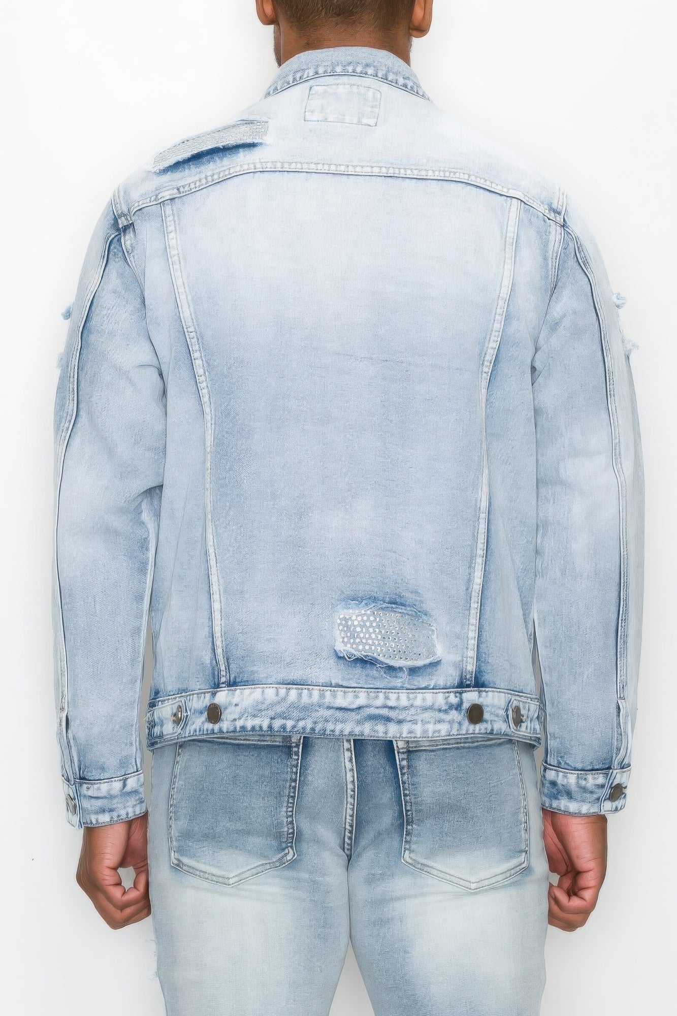 Diamond Denim Jacket - Tigbul's Variety Fashion Shop