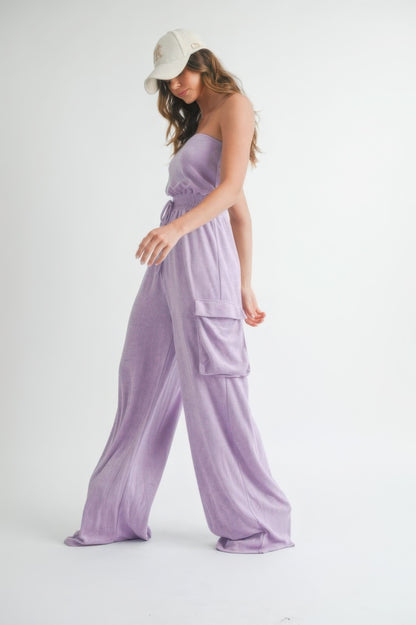 Tube Top  Jumpsuit Romper - Tigbul's Variety Fashion Shop