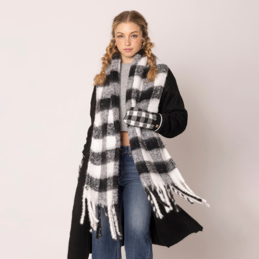 Buffalo Plaid Scarf - Tigbul's Variety Fashion Shop