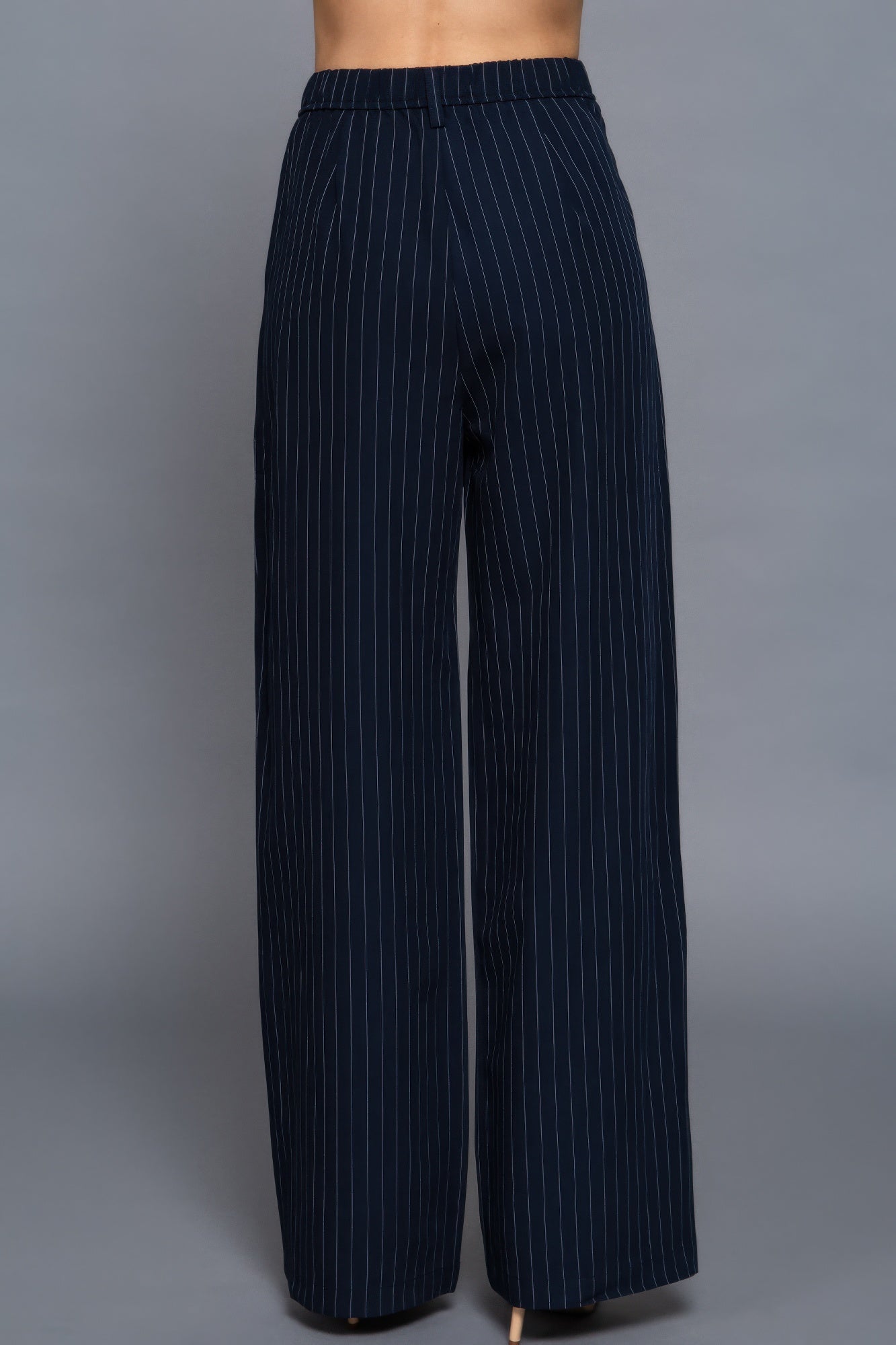 Pin Stripe Woven Straight Pants - Tigbul's Variety Fashion Shop