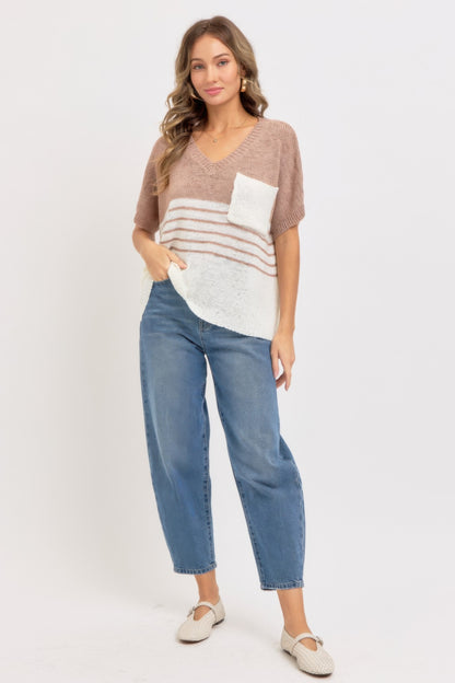 Casual Oversized Knit Top - Tigbul's Variety Fashion Shop