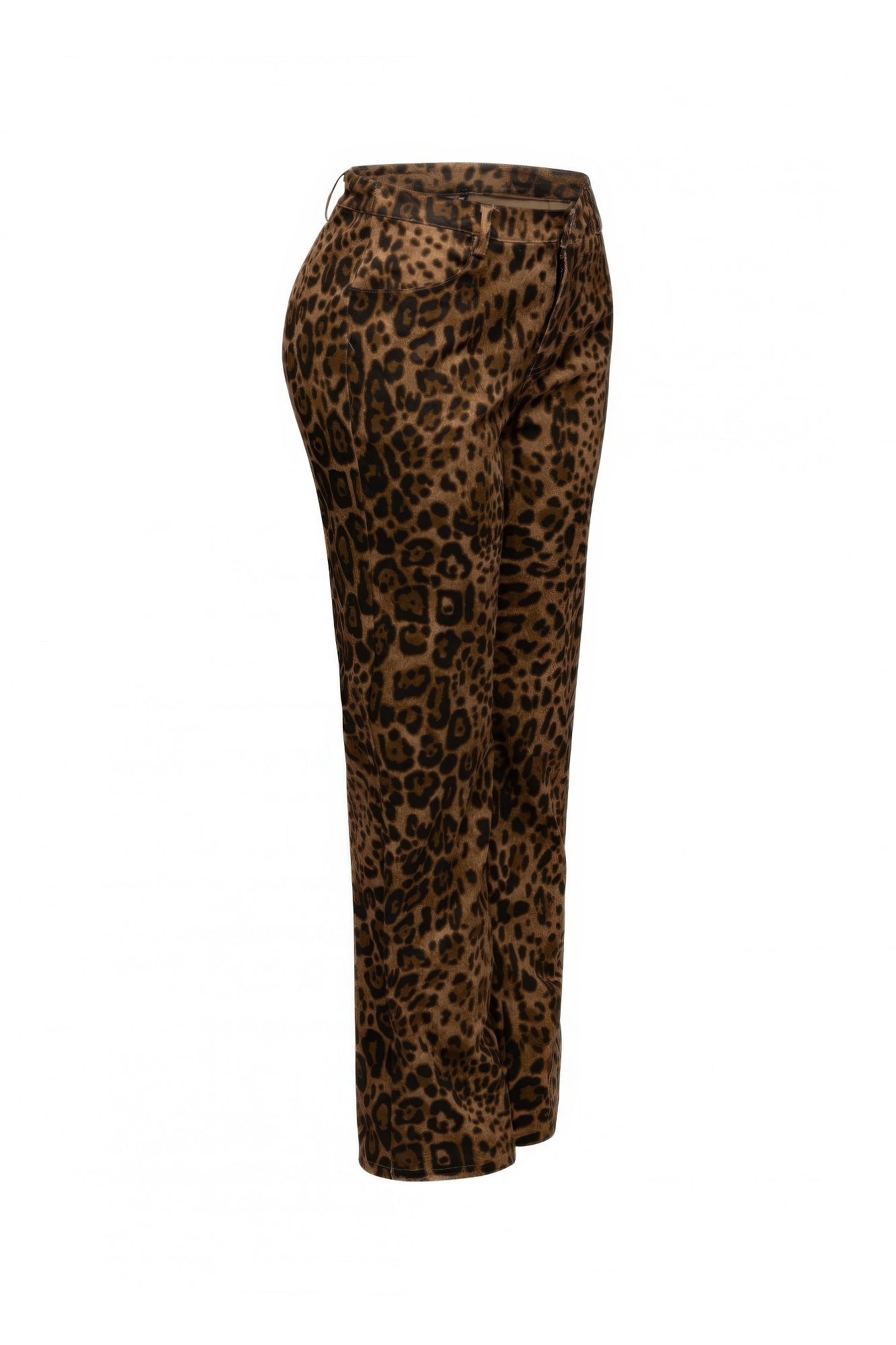 Leopard Printed Wide Leg Pants - Tigbul's Variety Fashion Shop
