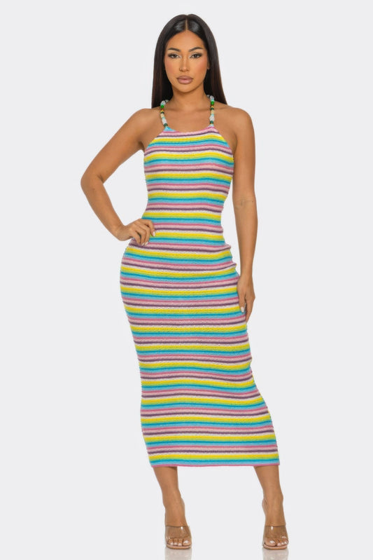 Samantha Midi Dress - Tigbul's Variety Fashion Shop