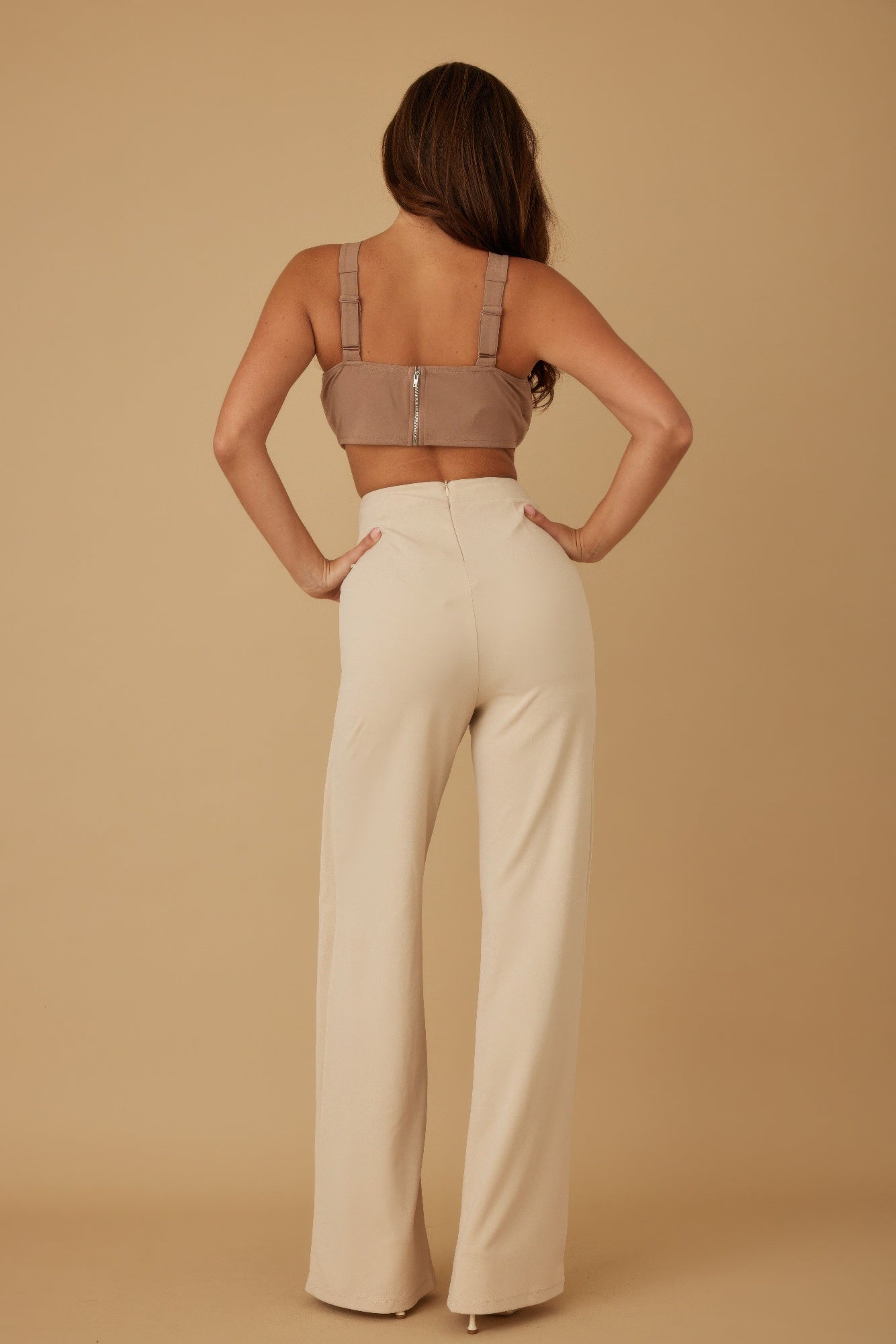X Ribbon Open Jumpsuit - Tigbul's Variety Fashion Shop