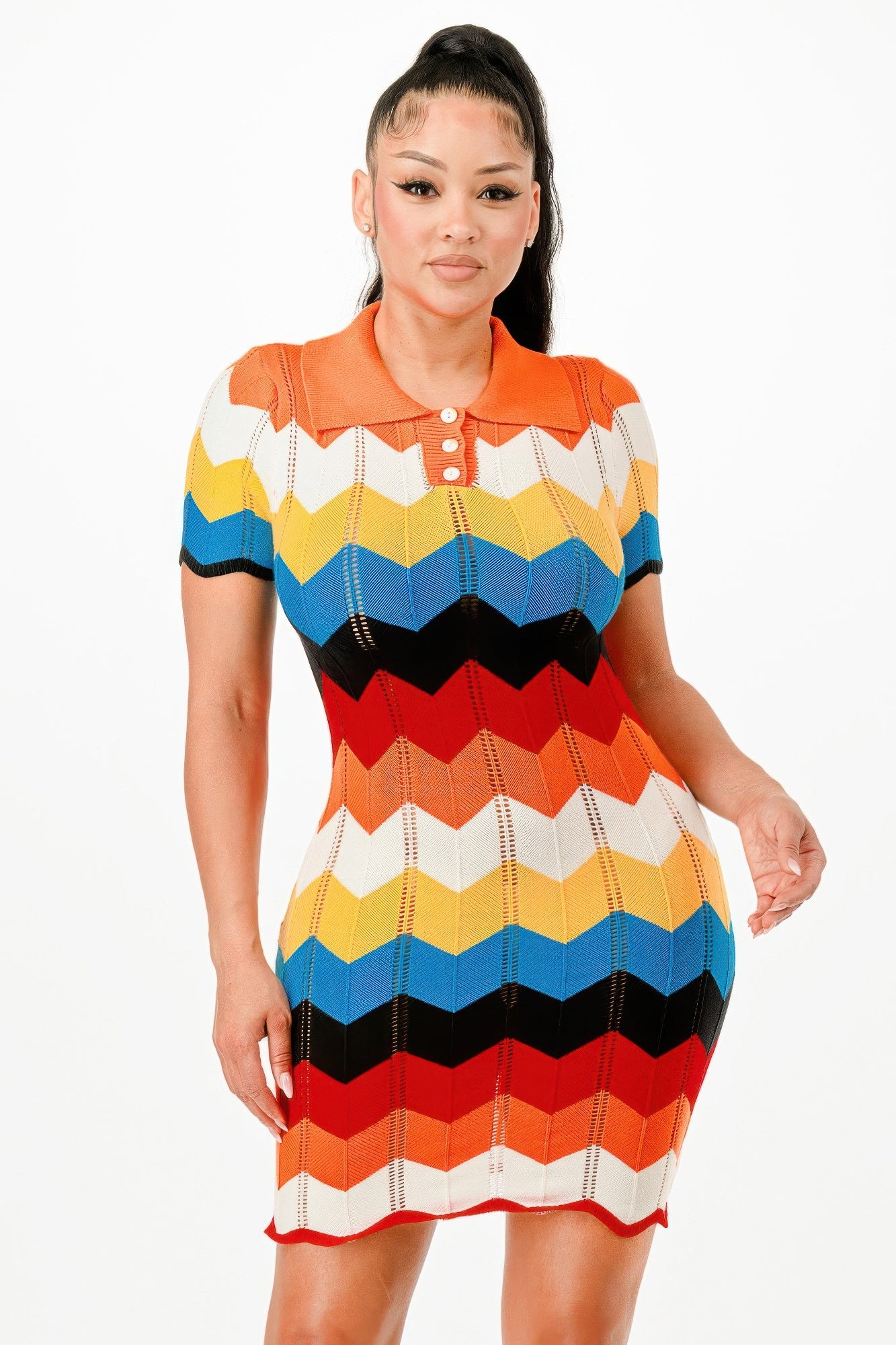 Knit Mini Dress - Tigbul's Variety Fashion Shop