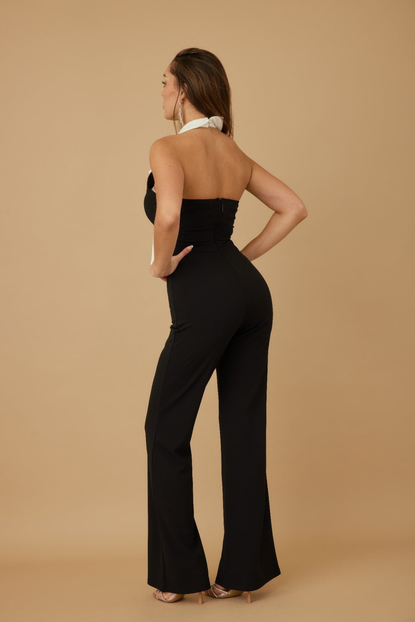 Fashion Jumpsuit With Bow - Tigbul's Variety Fashion Shop
