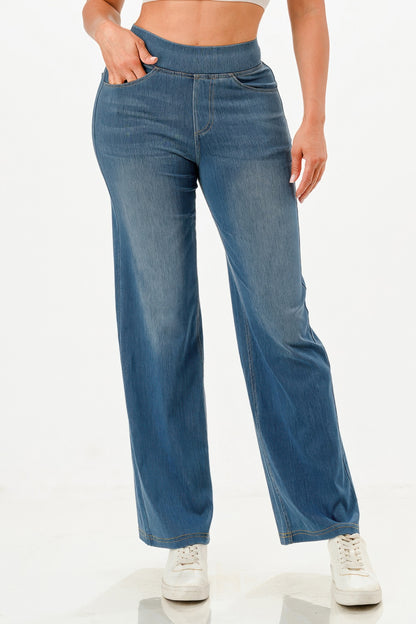 Ultra Soft Flare Baggy Jeans - Tigbul's Variety Fashion Shop