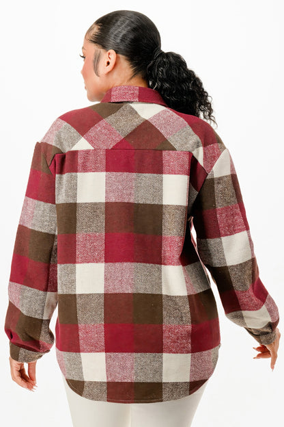 Flannel Jacket - Tigbul's Variety Fashion Shop