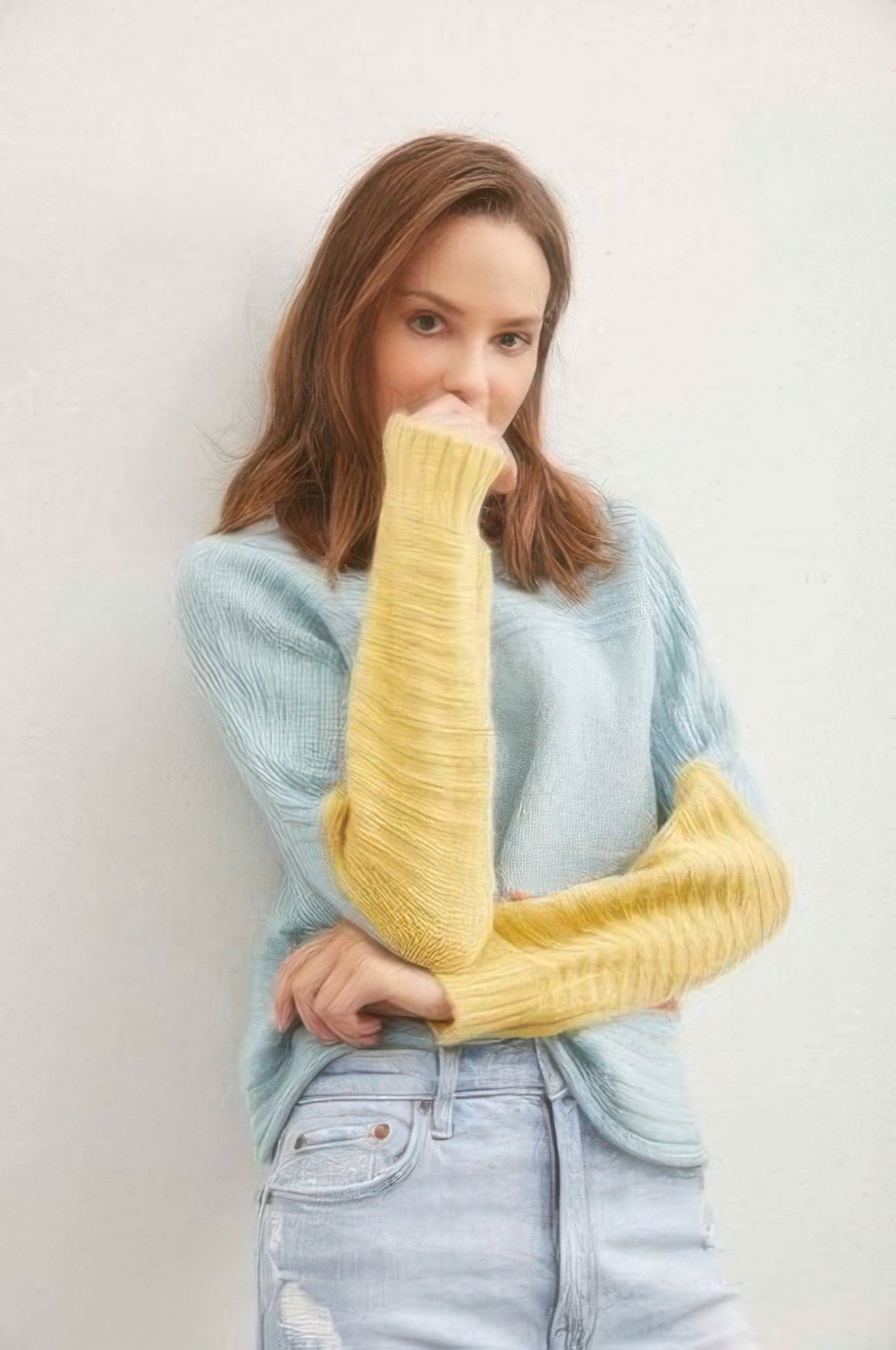 Boat Neckline Color Block Sweater - Tigbul's Variety Fashion Shop