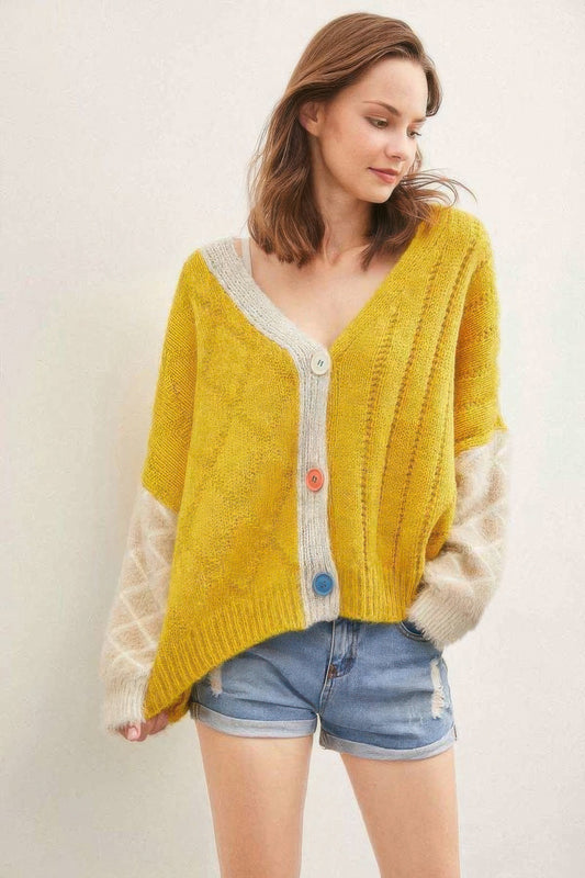 Front Drop Shoulder Cardigan - Tigbul's Variety Fashion Shop