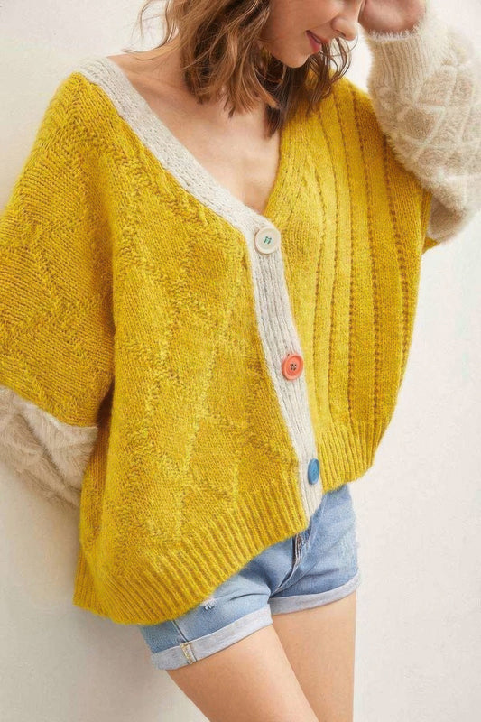 Front Drop Shoulder Cardigan - Tigbul's Variety Fashion Shop