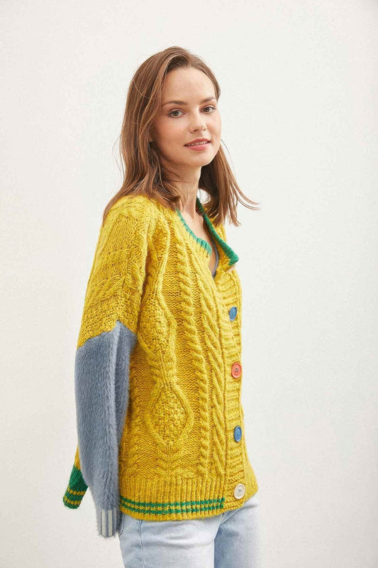Knit Button Down Cardigan - Tigbul's Variety Fashion Shop