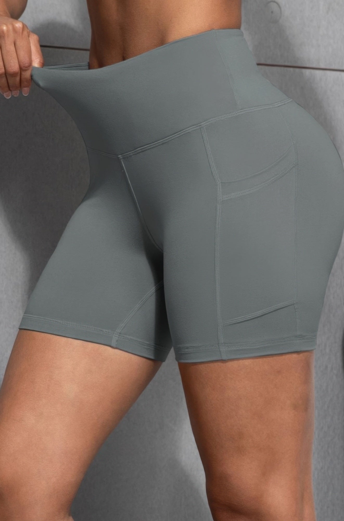 Sports Yoga Shorts With Pockets - Tigbul's Variety Fashion Shop