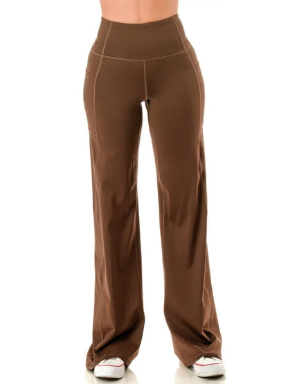 Wide Leg Flare Yoga Pants - Tigbul's Variety Fashion Shop