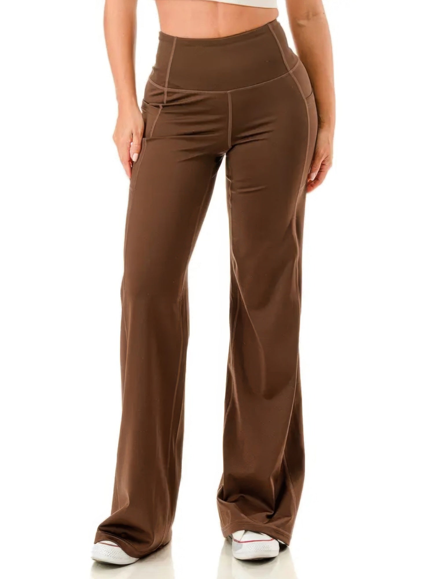 Wide Leg Flare Yoga Pants - Tigbul's Variety Fashion Shop