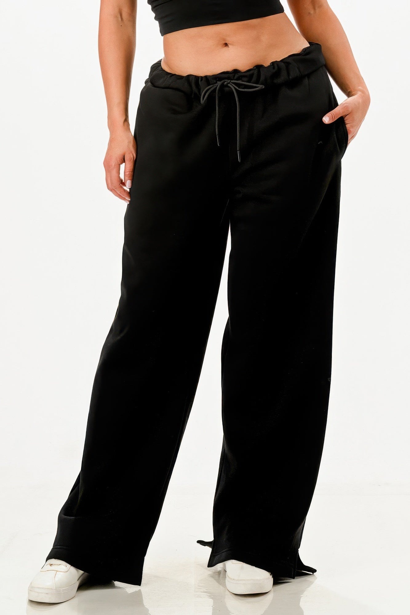 Black Baggy Sweatpants, Female | Tigbuls Variety Fashion Shop