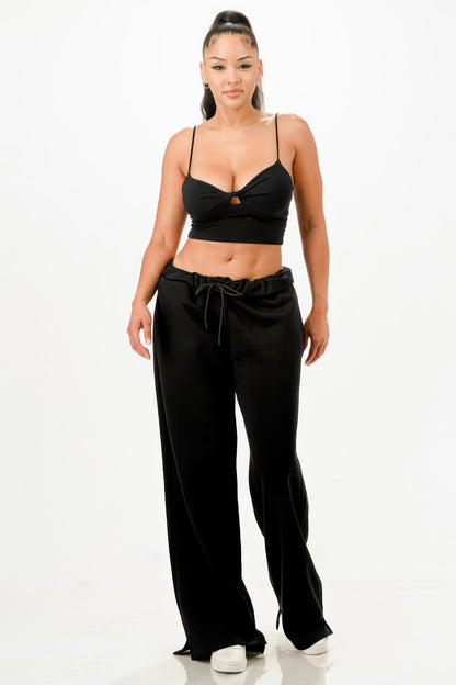 Black Baggy Sweatpants, Female | Tigbuls Variety Fashion Shop